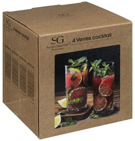 Komplet wysokich szklanek typu tumbler CHARLES, 300 ml