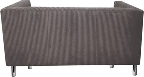 Sofa Monaco : Kolor nogi - Chrom, Kolor tkaniny - Kronos22/Poso22, Typ tkaniny - Kronos/Poso, Wysokość nogi - 15 cm