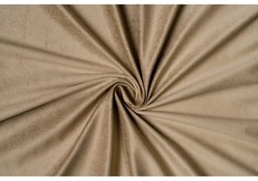 Beżowa aksamitna zasłona 140x260 cm Novara – Mendola Fabrics