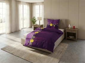 PrzytulneMieszkanie.pl PrzytulneMieszkanie.pl Bawełniana pościel RENARA fioletowa Rozmiar pościeli: 70 x 90 cm | 140 x 200 cm