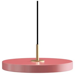 Różowa lampa wisząca LED z metalowym kloszem ø 31 cm Asteria Mini – UMAGE