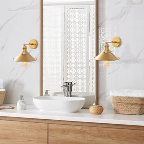 Kinkiet w kolorze złota ø 24 cm Conical – Opviq lights