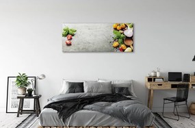Obraz canvas na ścianę Klasyczne Przyprawy i Cebula
