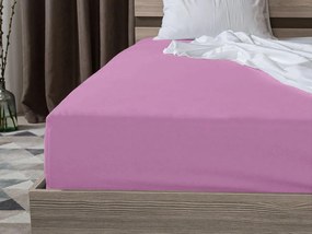 PrzytulneMieszkanie.pl Prześcieradło jersey jasnofioletowe 90 x 200 cm