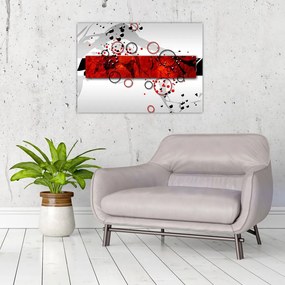 Obraz na szkle abstrakcji (70x50 cm)