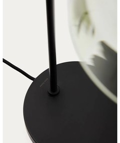 Zielona lampa stołowa ze szklanym kloszem (wysokość 55 cm) Silex – Kave Home