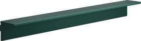 Metalowa półka ścienna Modern Joanne 120 cm, kolor butelkowa zieleń