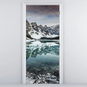 Fototapeta na drzwi - Jezioro zimą (95x205cm)