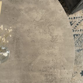 Zestaw Stolików Kawowych ROCKY 43 cm/53 cm Szary Beton Nowoczesny Loft