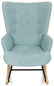 Fotel bujany BLUE2, turkusowy