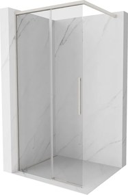 Mexen Rox ścianka prysznicowa Walk-in 110 x 200 cm, transparent 8 mm, nikiel szczotkowany - 8C2-110-003-97-00