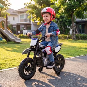 AIYAPLAY Elektryczny motocykl dla dzieci HONDA CRF 450R 12 V Motocross z silnikiem 35 W, akumulatorem litowo-jonowym, tylnym zawieszeniem, 12-calowymi kołami | Aosom PL