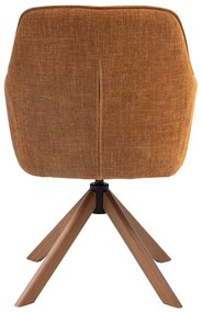 Pomarańczowe krzesła zestaw 2 szt. Avola – Unique Furniture