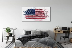 Obraz canvas na ścianę Flaga USA