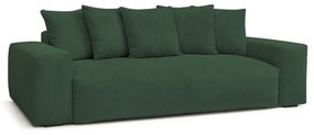 Zielona sztruksowa sofa 280 cm Voltaire – Bobochic Paris