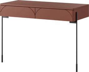 Toaletka Sonatia 100 cm z dwoma szufladami - burgund
