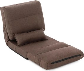 Materac siedziskowy, rozkładany  220 x 60 x 14 cm, brązowy