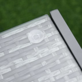Ogród Stolik Kawowy Stół Rattanowy Technorattan Łatwość Pielęgnacji i Trwałość Meble Ogrodowe | Aosom PL