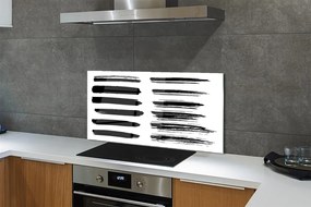 Panel Szklany Artystyczne Pociągnięcia Pędzlem