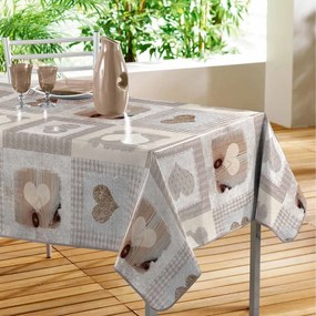 Obrus zmywalny z PCV 140x240 cm Cosy Coeur – douceur d'intérieur