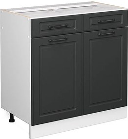 Szafka dolna do kuchni antracytowy domek wiejski 80x46x81.6 r-line