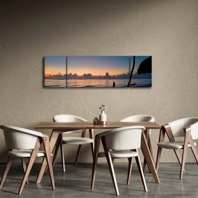 Obraz kobiety na plaży (170x50 cm)
