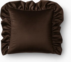 Brązowa poszewka z falbankami Werona Belle