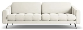 Biała aksamitna sofa 238 cm Nalu – Makamii