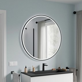 Lustro łazienkowe VARO FRAME okrągłe