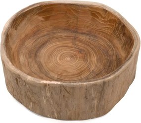 Dekoracyjna okrągła drewniana miska DALB