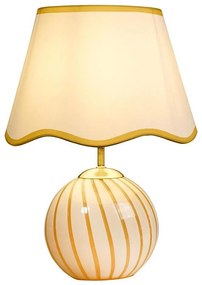 Searchlight EU99410YL - Lampa stołowa CELINE 1xE14/60W/230V