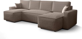 BEDANTE Narożnik AMBRO U Poso 02 z funkcją spania i pojemnikiem, kształt U, rozkładana sofa