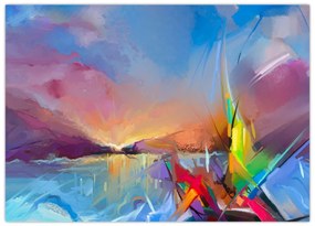 Obraz - Zachód słońca (70x50 cm)