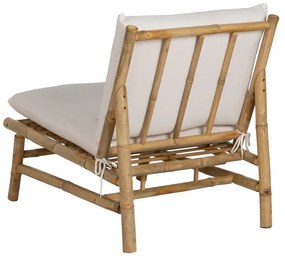 Biały fotel Bamboo – Ixia