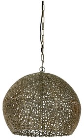 Lampa wisząca w kolorze złota z metalowym kloszem ø 45 cm Sinula – Light &amp; Living