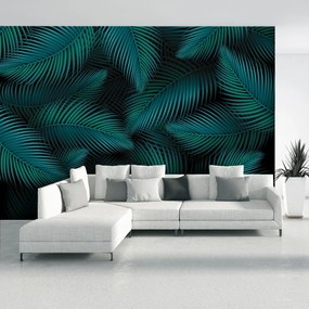 Fototapeta - Liście, grafika (196x136 cm)