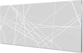 Panel Szklany Swobodne Linie Abstrakcyjne