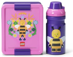 Pojemnik śniadaniowy dla dzieci z butelką Bee – LEGO®