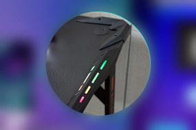 Biurko gamingowe B-216 z oświetleniem LED