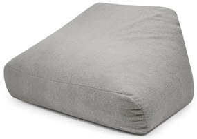 Jasnoszary worek do siedzenia z materiału bouclé Sofa Snug – SLOWDOWN