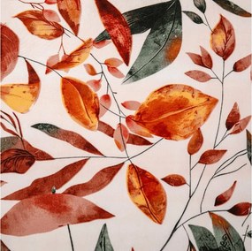 PrzytulneMieszkanie.pl Prześcieradło z mikrofibry AUTUMN LEAVES kolorowe 180x200 cm