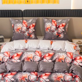 PrzytulneMieszkanie.pl PrzytulneMieszkanie.pl Pościel z mikrofibry FLARISSE szara Rozmiar pościeli: 70 x 80 cm | 140 x 200 cm