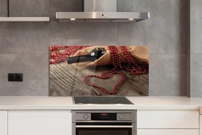 Szklany Panel Miłosny Akcent z Winem