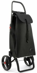 Torba na zakupy Rolser I-Max Tweed 2 Logic RSG nakółkach, czarna