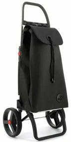 Torba na zakupy Rolser I-Max Tweed 2 Logic RSG nakółkach, czarna