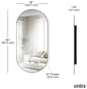 Lustro ścienne 46x91 cm Hubba – Umbra