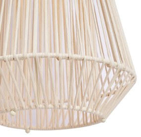 Zewnetrzna Lampa stołowa w stylu bohemy beżowa z LED, 3-stopniowy ściemniacz, IP54, ładowana solarnie - DucaBoho Oswietlenie zewnetrzne