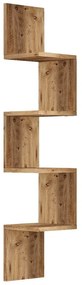 Regał ścienny w dekorze sosny 22x117 cm Laura – Kalune Design