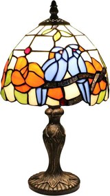 Brilagi - Lampa stołowa Tiffany witrażowa JUNGLE 1xE27/60W/230V
