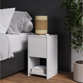 Stolik nocny biały 30x30x55 evo